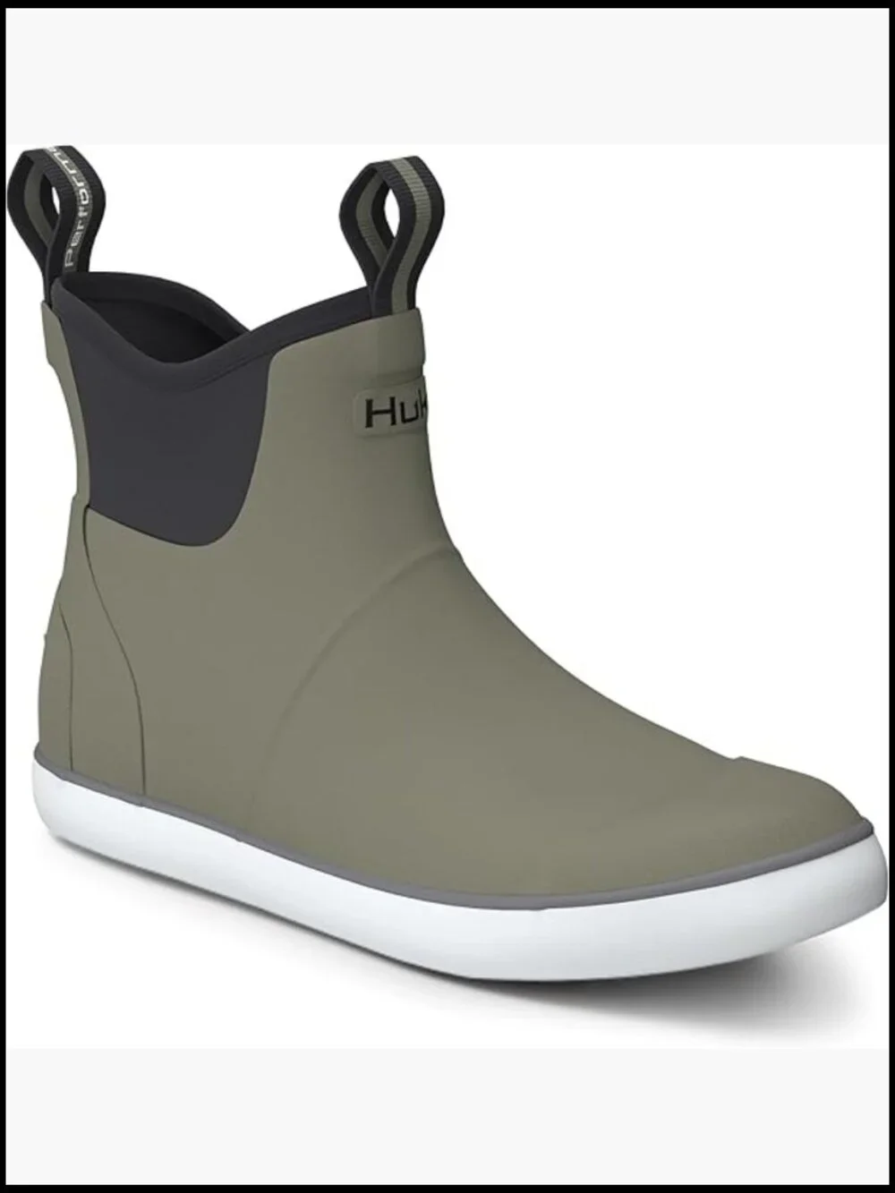 Men's High-Performance Fishing & Deck Boots Waterproof Pull-On Neoprene Rubber